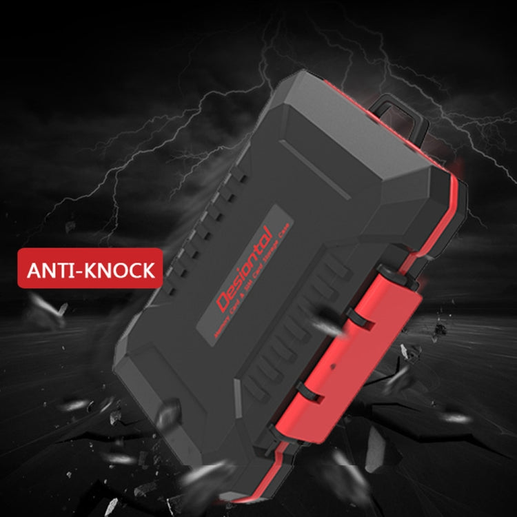 Desiontal SD / TF / XQD / CF / SIM / TF Storage Card Memory Card Organizer Outdoor Portable Waterproof Box - Card Case by PMC TechLife | Online Shopping South Africa | PMC TechLife | Buy Now Pay Later Mobicred