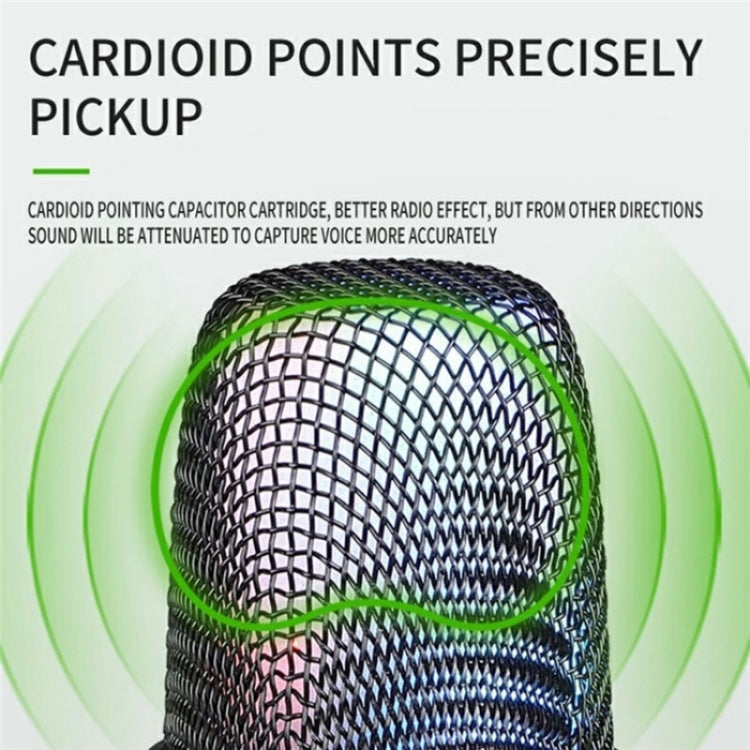 MU1000 Real Time Monitoring Noise Desktop Condenser Microphone - Microphone by PMC TechLife | Online Shopping South Africa | PMC TechLife | Buy Now Pay Later Mobicred