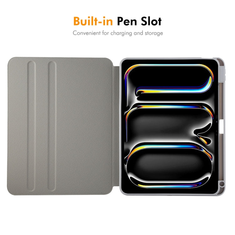 For iPad Pro 11 2024 ENKAY 360 Rotation TPU Leather Smart Tablet Case with Pen Slot(Light Blue) - free shipping - PMc TechLife - Order now!