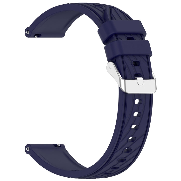 For Huawei Watch GT 5 Pro 42mm Line Texture Quick Release Silicone Watch Band(Original Blue) - Watch Bands by PMC TechLife | Online Shopping South Africa | PMC TechLife | Buy Now Pay Later Mobicred