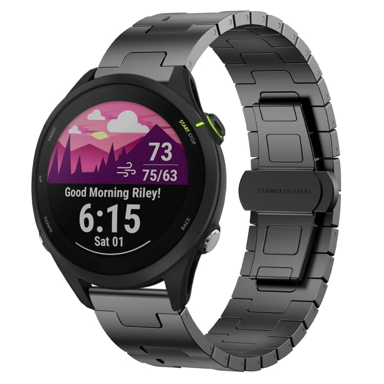 For Garmin Forerunner 255 Titanium Alloy 22mm Metal Watch Band(Titanium Color) - free shipping - PMc TechLife - Order now!