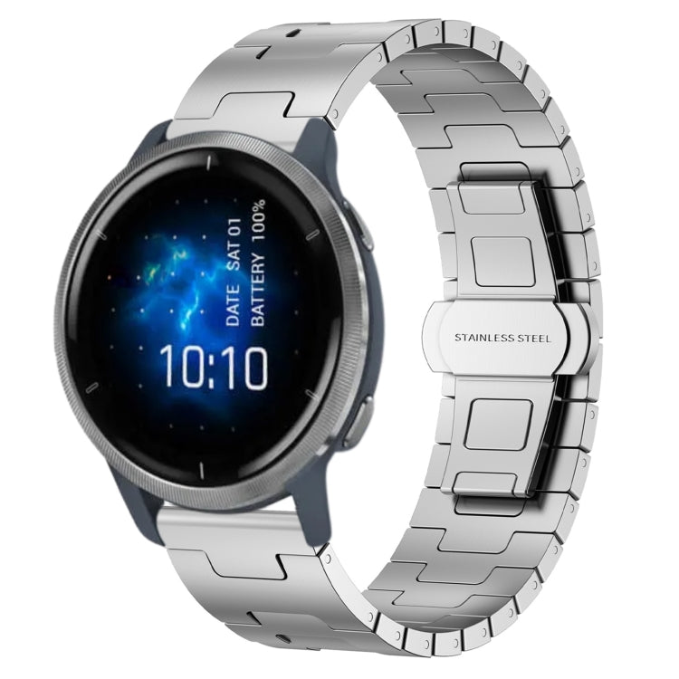For Garmin Venu 2 Titanium Alloy 22mm Metal Watch Band(Silver) - free shipping - PMc TechLife - Order now!
