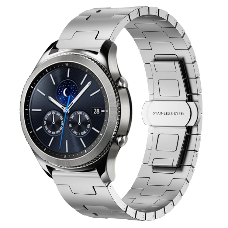 For Samsung Galaxy Gear S3 Classic Titanium Alloy 22mm Metal Watch Band(Silver) - free shipping - PMc TechLife - Order now!