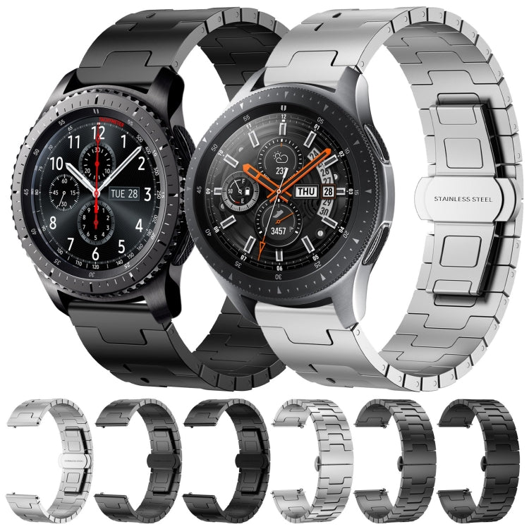 For Samsung Galaxy Watch 3 45mm Titanium Alloy 22mm Metal Watch Band(Titanium Color) - free shipping - PMc TechLife - Order now!