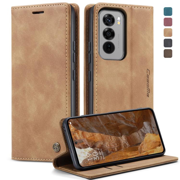 For OPPO Reno12 Pro 5G Global CaseMe 013 Multifunctional Horizontal Flip Leather Phone Case(Brown) - free shipping - PMC Jewellery - Order now!