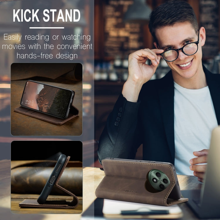 For OPPO Reno12 F /12 FS 5G CaseMe 013 Multifunctional Horizontal Flip Leather Phone Case(Coffee) - free shipping - PMC Jewellery - Order now!