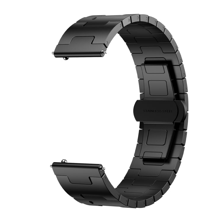 For Xiaomi Watch 2 Titanium Alloy 22mm Metal Watch Band(Black) - Watch Bands by PMc TechLife | Online Shopping South Africa | PMc TechLife | Buy Now Pay Later Mobicred