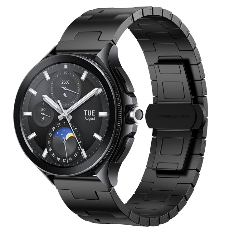 For Xiaomi Watch 2 Pro Titanium Alloy 22mm Metal Watch Band(Black) - free shipping - PMc TechLife - Order now!
