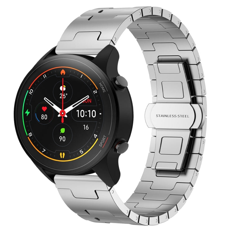 For Xiaomi Watch S1 Pro Titanium Alloy 22mm Metal Watch Band(Silver) - Watch Bands by PMc TechLife | Online Shopping South Africa | PMc TechLife | Buy Now Pay Later Mobicred