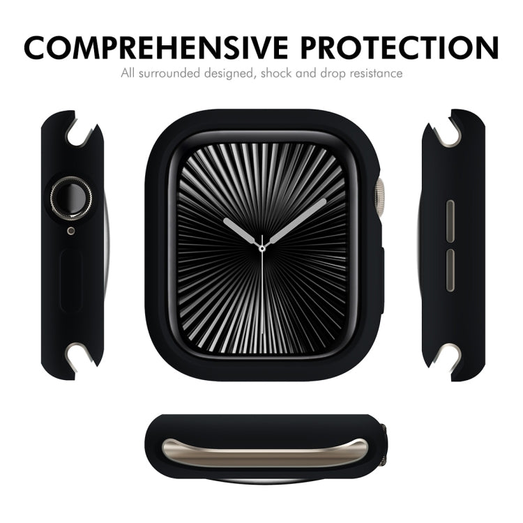 For Apple Watch Series 10 46mm ENKAY Hat-Prince 2 in 1 Candy Color TPU Watch Case with Full Coverage PMMA Soft Film(Orange) - free shipping - PMc TechLife - Order now!