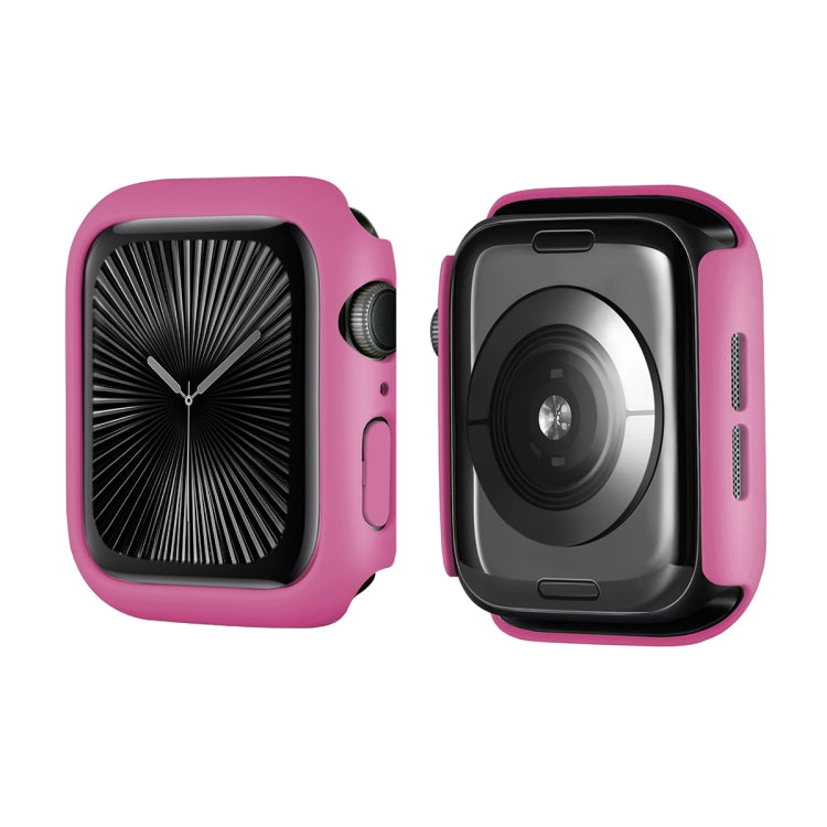 For Apple Watch Series 10 46mm ENKAY Hat-Prince Solid Color PC Watch Case Shockproof Cover(Rose) - free shipping - PMc TechLife - Order now!