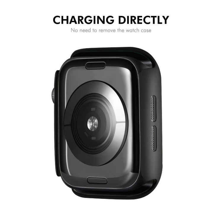 For Apple Watch Series 10 46mm ENKAY Hat-Prince Solid Color PC Watch Case Shockproof Cover(Transparent) - free shipping - PMc TechLife - Order now!