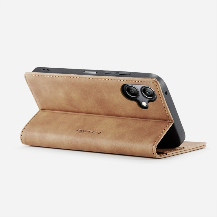 For Samsung Galaxy A06 CaseMe 013 Multifunctional Horizontal Flip Leather Phone Case(Brown) - free shipping - PMC Jewellery - Order now!