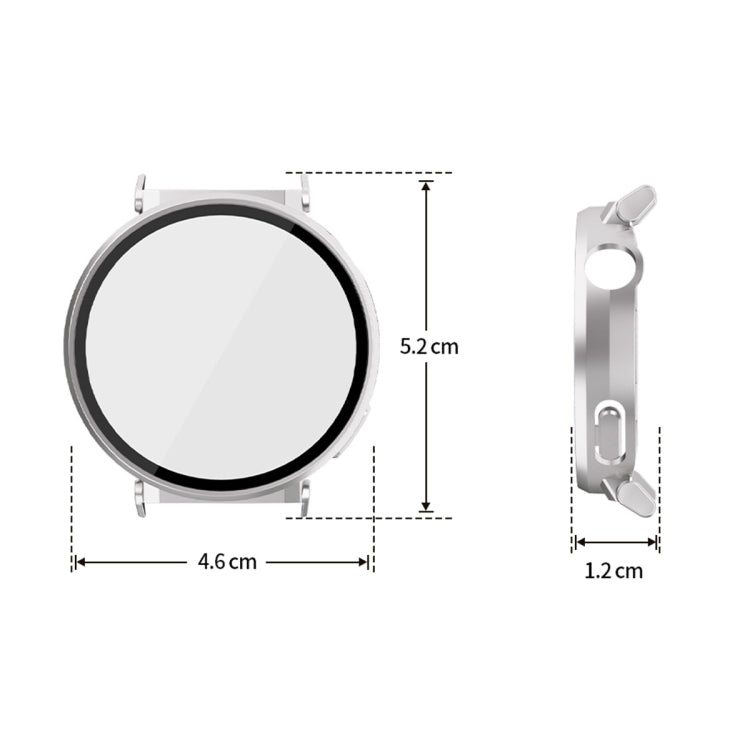 For Huawei Watch GT 5 Pro 42mm ENKAY Hat-Prince Tempered Glass Film Integrated PC Watch Case(Dark Blue) - free shipping - PMc TechLife - Order now!