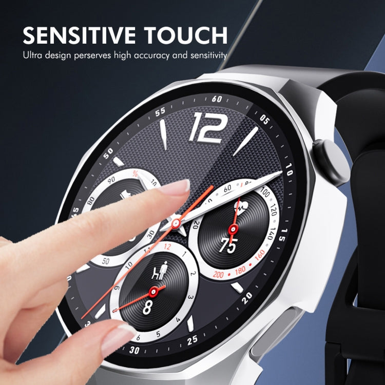 For Huawei Watch GT 5 Pro 46mm ENKAY Hat-Prince Tempered Glass Film Integrated PC Watch Case(Pink) - free shipping - PMc TechLife - Order now!