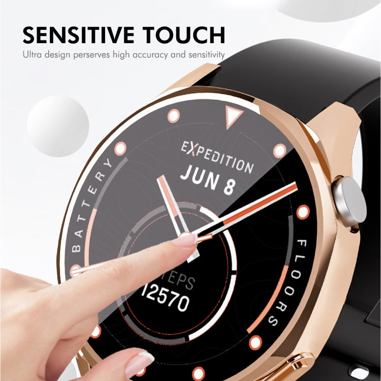 For Huawei Watch GT 5 46mm ENKAY Hat-Prince Electroplated Soft TPU Watch Case with Screen Film(Dark Blue) - free shipping - PMc TechLife - Order now!