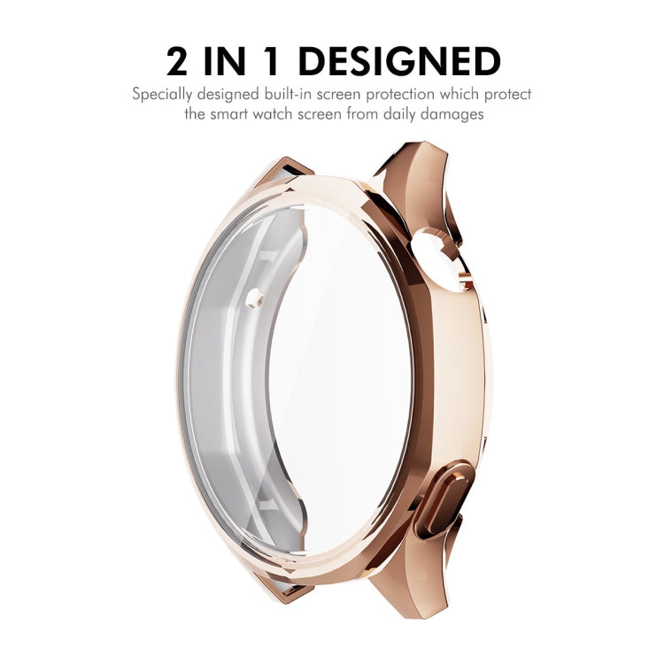 For Huawei Watch GT 5 46mm ENKAY Hat-Prince Electroplated Soft TPU Watch Case with Screen Film(Silver) - free shipping - PMc TechLife - Order now!