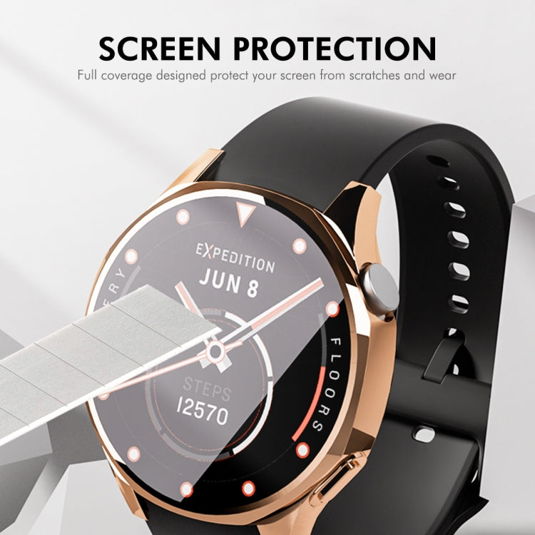 For Huawei Watch GT 5 46mm ENKAY Hat-Prince Electroplated Soft TPU Watch Case with Screen Film(Silver) - free shipping - PMc TechLife - Order now!