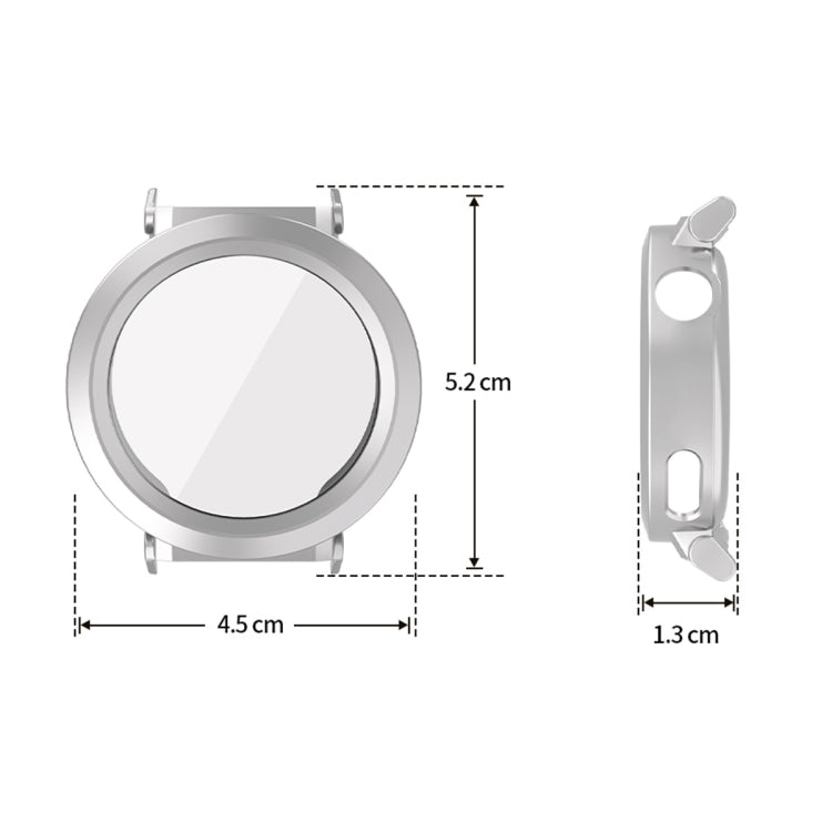 For Huawei Watch GT 5 Pro 42mm ENKAY Hat-Prince Electroplated Soft TPU Watch Case with Screen Film(Silver) - free shipping - PMc TechLife - Order now!