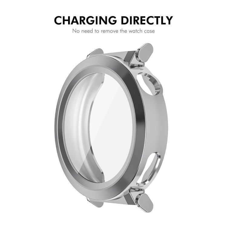 For Huawei Watch GT 5 Pro 42mm ENKAY Hat-Prince Electroplated Soft TPU Watch Case with Screen Film(Silver) - free shipping - PMc TechLife - Order now!