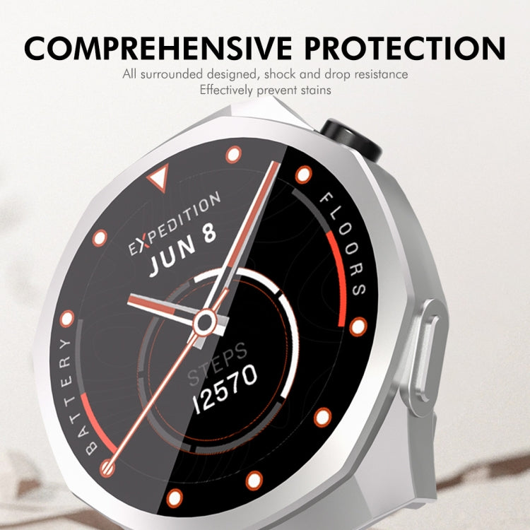 For Huawei Watch GT 5 Pro 46mm ENKAY Hat-Prince Electroplated Soft TPU Watch Case with Screen Film(Pink) - free shipping - PMc TechLife - Order now!