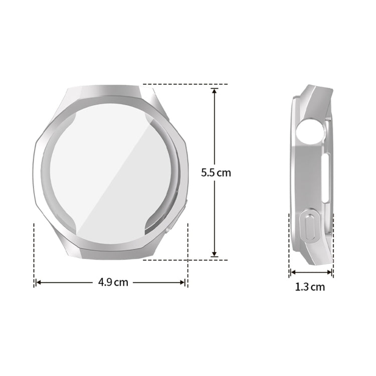 For Huawei Watch GT 5 Pro 46mm ENKAY Hat-Prince Electroplated Soft TPU Watch Case with Screen Film(Transparent) - free shipping - PMc TechLife - Order now!
