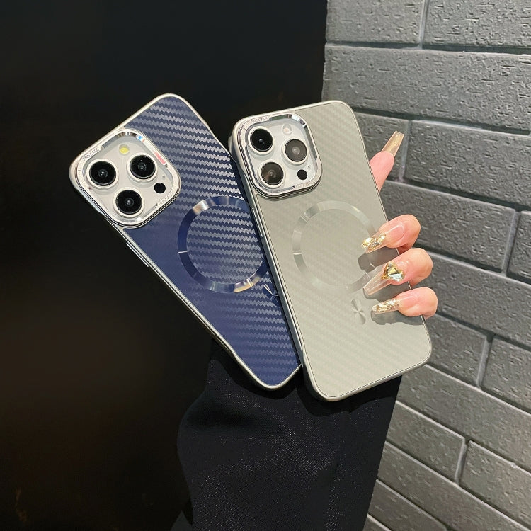 For iPhone 13 AG Carbon Fiber Frameless MagSafe Phone Case(Grey) - free shipping - PMc TechLife - Order now!