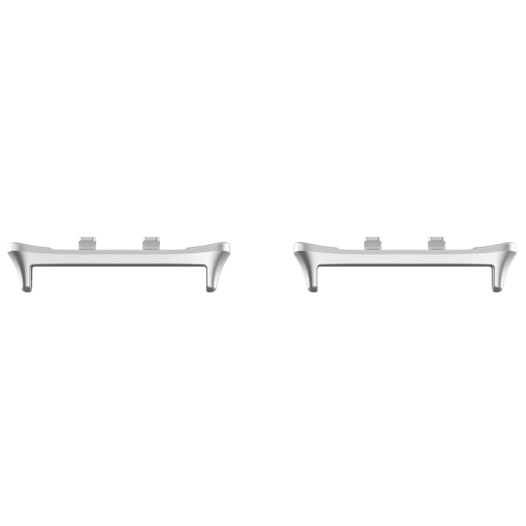For Honor Watch 5 1 Pair 22mm Stainless Steel Metal Watch Band Connector(Silver) - For Honor by PMc TechLife | Online Shopping South Africa | PMc TechLife | Buy Now Pay Later Mobicred