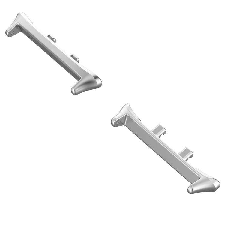 For Honor Watch 5 1 Pair 22mm Stainless Steel Metal Watch Band Connector(Silver) - For Honor by PMc TechLife | Online Shopping South Africa | PMc TechLife | Buy Now Pay Later Mobicred