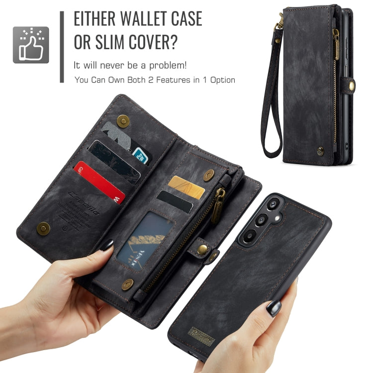 For Samsung Galaxy A16 5G CaseMe 008 Detachable Multifunctional Leather Phone Case(Black) - free shipping - PMC Jewellery - Order now!