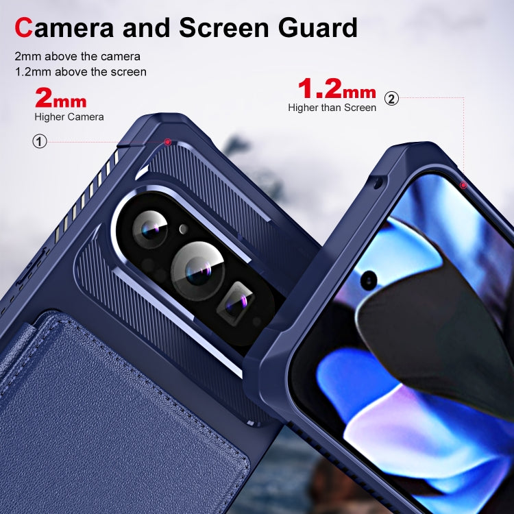 For Google Pixel 9 Pro XL ENKAY Hat-Prince Card Slot Wallet TPU Back Leather Phone Case with Lens Film(Black) - free shipping - PMC TechLife - Order now!