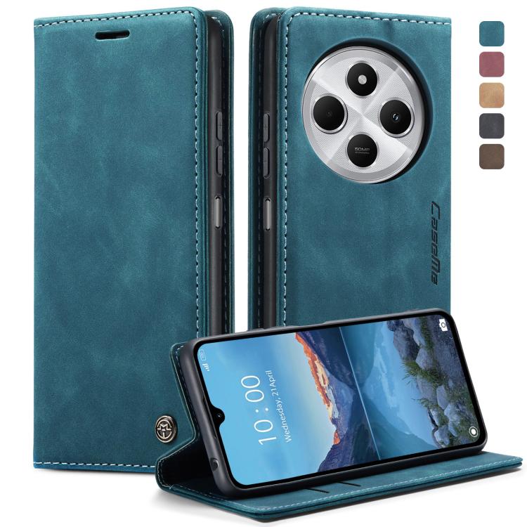For Redmi 14C CaseMe 013 Multifunctional Horizontal Flip Leather Phone Case(Blue) - free shipping - PMC Jewellery - Order now!