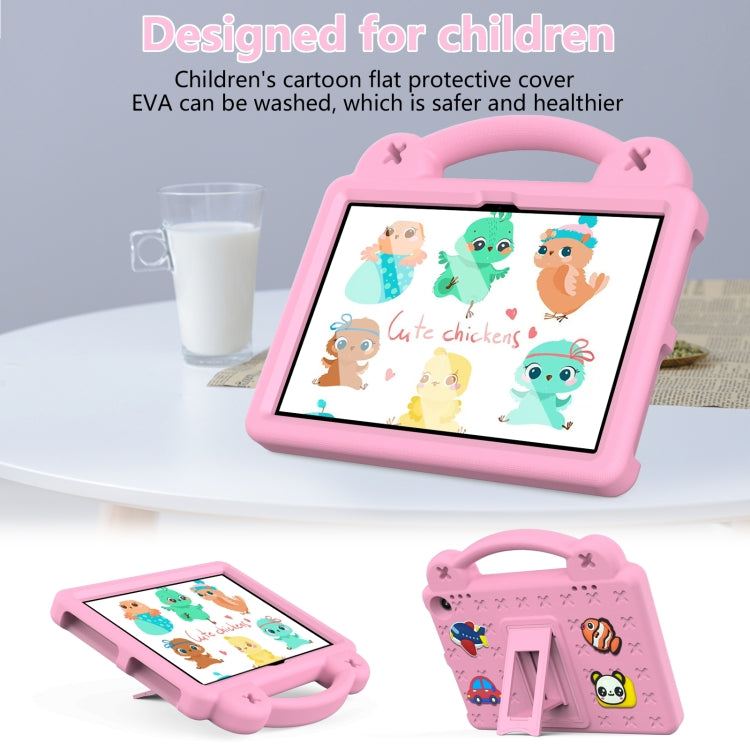 For Amazon Fire HD8 2024 / 2022 / HD8 Plus Handle Kickstand Children EVA Shockproof Tablet Case(Pink) - Amazon by PMC TechLife | Online Shopping South Africa | PMC TechLife | Buy Now Pay Later Mobicred