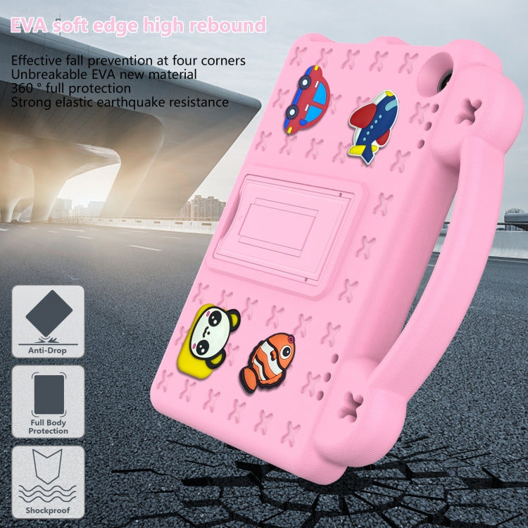 For Amazon Fire HD8 2024 / 2022 / HD8 Plus Handle Kickstand Children EVA Shockproof Tablet Case(Pink) - Amazon by PMC TechLife | Online Shopping South Africa | PMC TechLife | Buy Now Pay Later Mobicred
