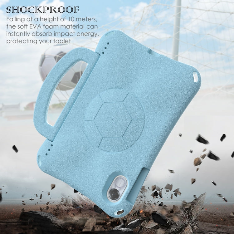 For Honor Pad X8 Pro 11.5 2023 Handle Football Shaped EVA Shockproof Tablet Case(Light Blue) - Honor by PMC TechLife | Online Shopping South Africa | PMC TechLife | Buy Now Pay Later Mobicred
