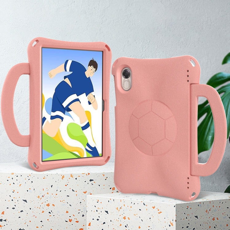 For Honor Pad X8 Pro 11.5 2023 Handle Football Shaped EVA Shockproof Tablet Case(Light Pink) - Honor by PMC TechLife | Online Shopping South Africa | PMC TechLife | Buy Now Pay Later Mobicred