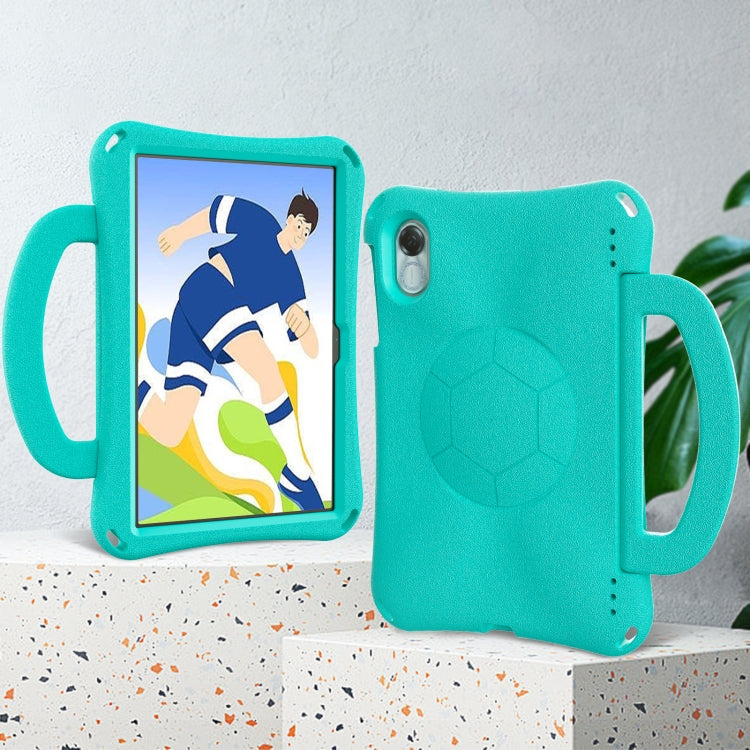 For Honor Pad X8 Pro 11.5 2023 Handle Football Shaped EVA Shockproof Tablet Case(Mint  Green) - Honor by PMC TechLife | Online Shopping South Africa | PMC TechLife | Buy Now Pay Later Mobicred