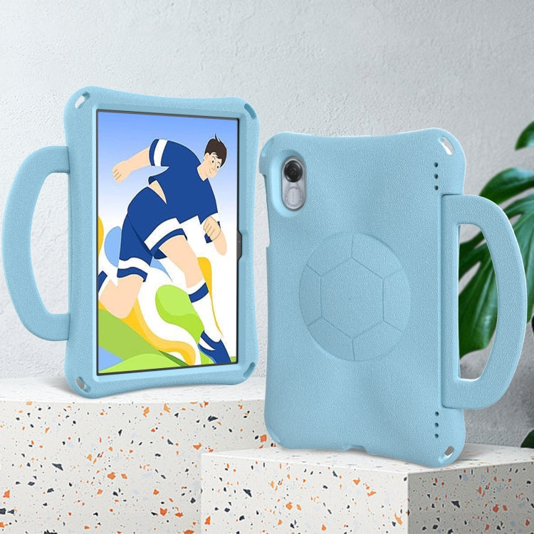 For Honor Pad X9 Handle Football Shaped EVA Shockproof Tablet Case(Light Blue) - Honor by PMC TechLife | Online Shopping South Africa | PMC TechLife | Buy Now Pay Later Mobicred
