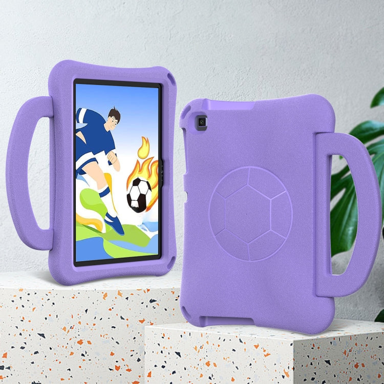 For Honor Pad X8 / X8 Lite 10.1 Handle Football Shaped EVA Shockproof Tablet Case(Light Purple) - Honor by PMC TechLife | Online Shopping South Africa | PMC TechLife | Buy Now Pay Later Mobicred