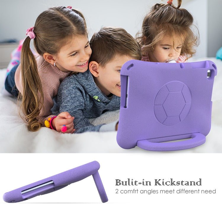 For Honor Pad X8 / X8 Lite 10.1 Handle Football Shaped EVA Shockproof Tablet Case(Light Purple) - Honor by PMC TechLife | Online Shopping South Africa | PMC TechLife | Buy Now Pay Later Mobicred