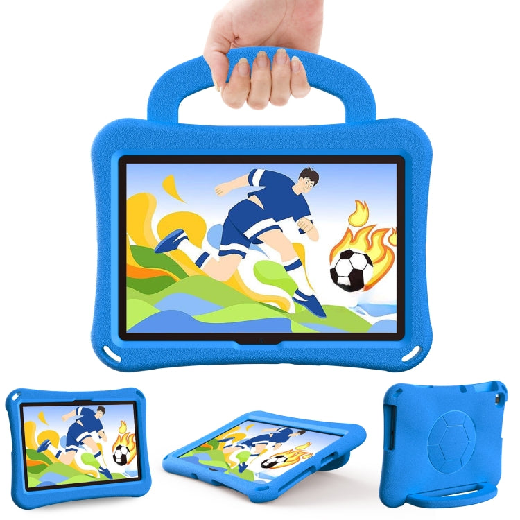 For Honor Pad X8 / X8 Lite 10.1 Handle Football Shaped EVA Shockproof Tablet Case(Blue) - Honor by PMC TechLife | Online Shopping South Africa | PMC TechLife | Buy Now Pay Later Mobicred