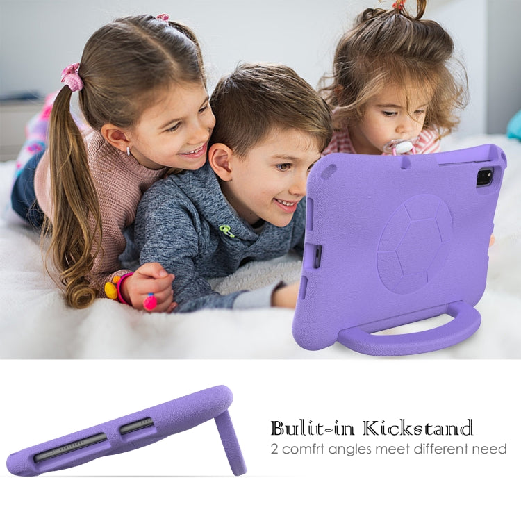 For Honor Pad V7 10.4 2024 Handle Football Shaped EVA Shockproof Tablet Case(Light Purple) - Honor by PMC TechLife | Online Shopping South Africa | PMC TechLife | Buy Now Pay Later Mobicred