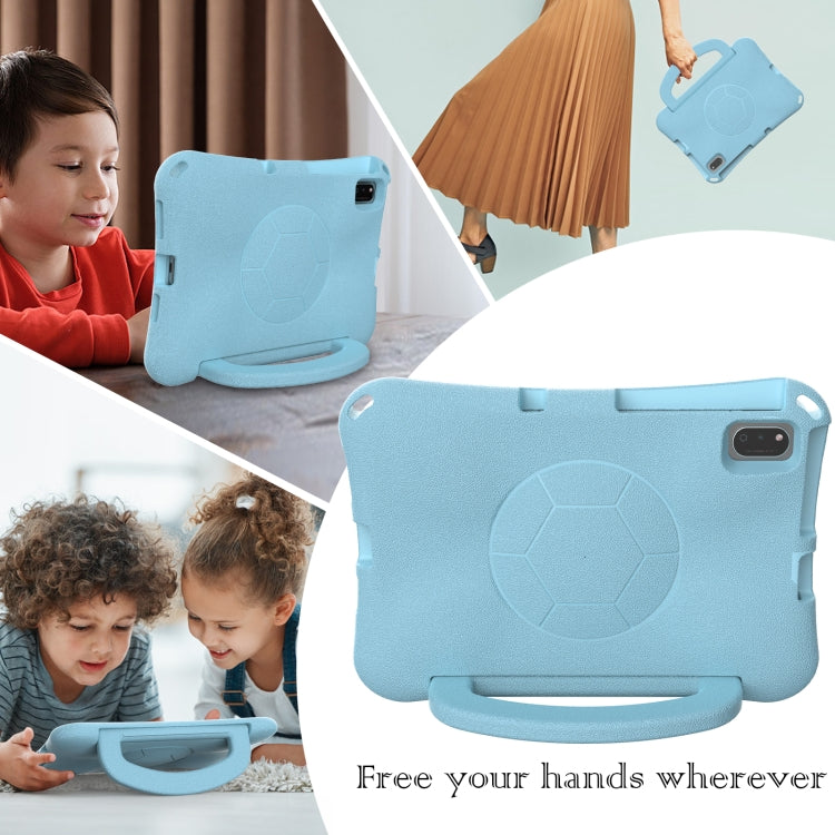 For Honor Pad V7 10.4 2024 Handle Football Shaped EVA Shockproof Tablet Case(Light Blue) - Honor by PMC TechLife | Online Shopping South Africa | PMC TechLife | Buy Now Pay Later Mobicred