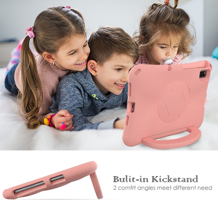 For Honor Pad V7 10.4 2024 Handle Football Shaped EVA Shockproof Tablet Case(Light Pink) - Honor by PMC TechLife | Online Shopping South Africa | PMC TechLife | Buy Now Pay Later Mobicred