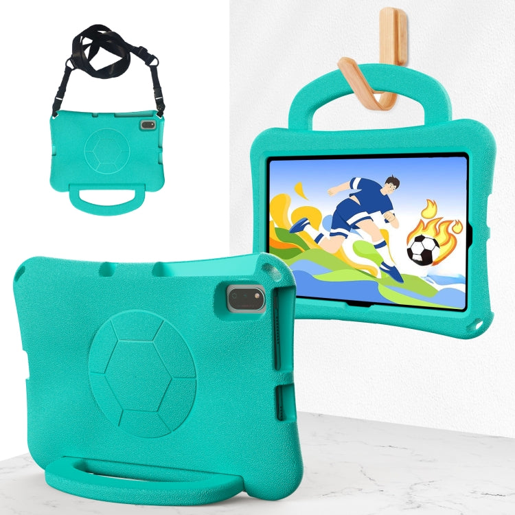 For Honor Pad V7 10.4 2024 Handle Football Shaped EVA Shockproof Tablet Case(Mint  Green) - Honor by PMC TechLife | Online Shopping South Africa | PMC TechLife | Buy Now Pay Later Mobicred