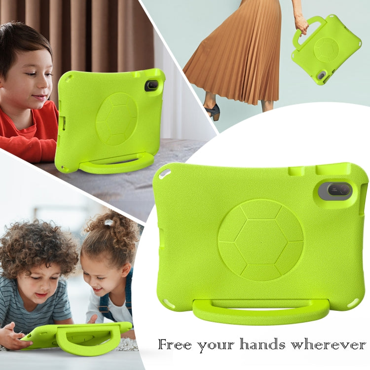 For Honor Pad V7 11 2021 Handle Football Shaped EVA Shockproof Tablet Case(Grass Green) - Honor by PMC TechLife | Online Shopping South Africa | PMC TechLife | Buy Now Pay Later Mobicred