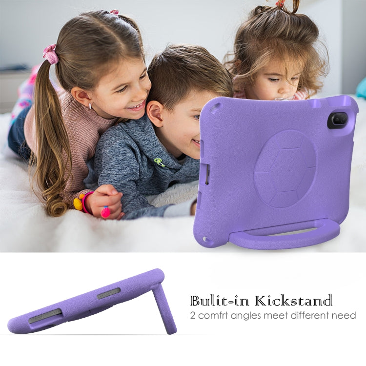 For Honor Pad V7 11 2021 Handle Football Shaped EVA Shockproof Tablet Case(Light Purple) - Honor by PMC TechLife | Online Shopping South Africa | PMC TechLife | Buy Now Pay Later Mobicred