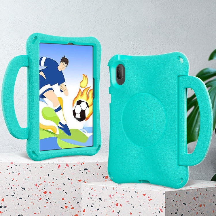 For Honor Pad V7 11 2021 Handle Football Shaped EVA Shockproof Tablet Case(Mint  Green) - Honor by PMC TechLife | Online Shopping South Africa | PMC TechLife | Buy Now Pay Later Mobicred