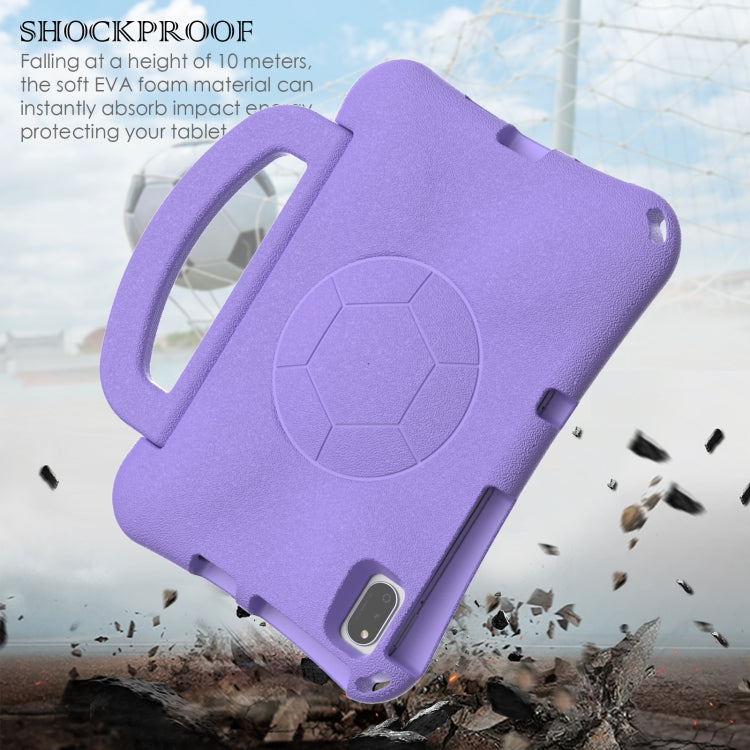 For Honor Pad V6 10.4 2024 Handle Football Shaped EVA Shockproof Tablet Case(Light Purple) - Honor by PMC TechLife | Online Shopping South Africa | PMC TechLife | Buy Now Pay Later Mobicred