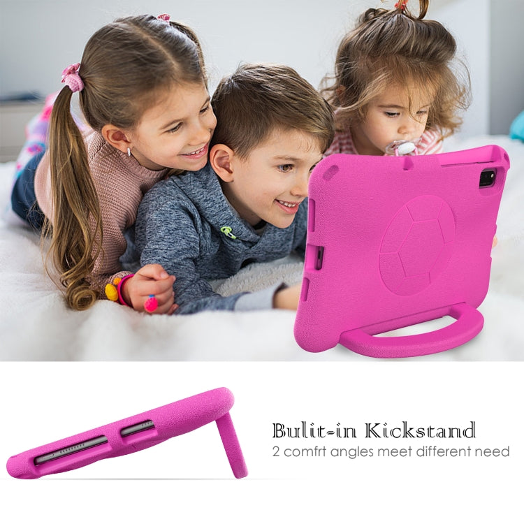 For Honor Pad V6 10.4 2024 Handle Football Shaped EVA Shockproof Tablet Case(Rose Red) - free shipping - PMC TechLife - Order now!